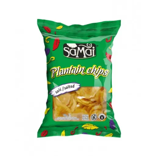 [SAM2738] Samai Plantain Chips  Salt 15X75G