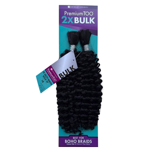 [PRE2745] Premium Too - 2x Jazzy Water Curl Bulk 18" Col.1B