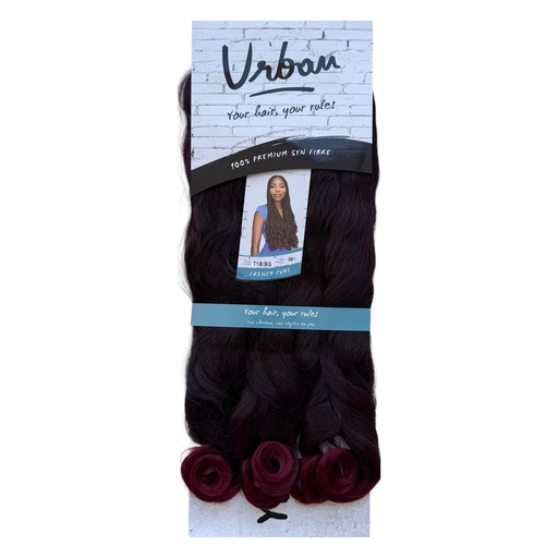 [URB2755] Urban Braid - French Curl 30" Col.T1B/BURG