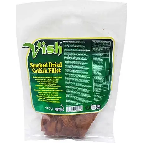[VIS2770] VISH Catfish Fillet Smoked & Dried 100g