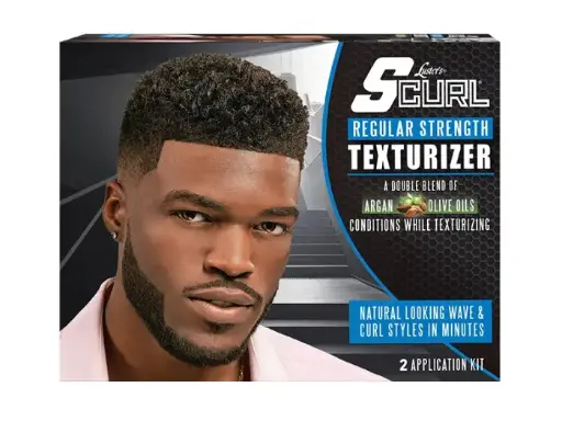 [S-C2793] S-Curl Men's Texturizer Kit 2 App. Regular Strength (blue)
